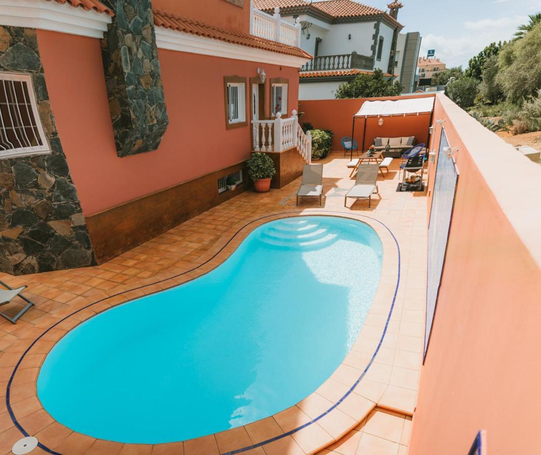 Villa Morada Sonneland Con Piscina Privada Climatizada マスパロマス エクステリア 写真